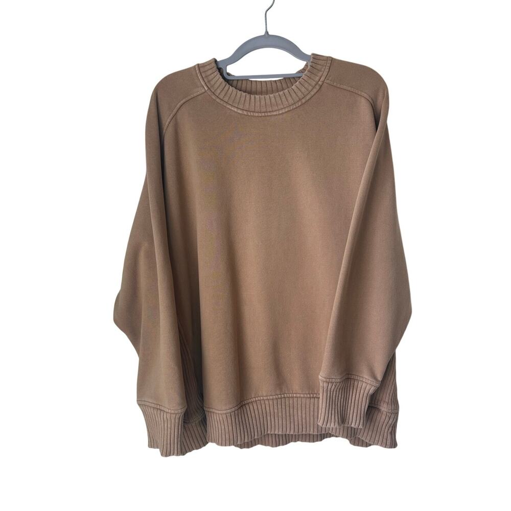 Aerie Tan Crewneck Sweatshirt - Medium